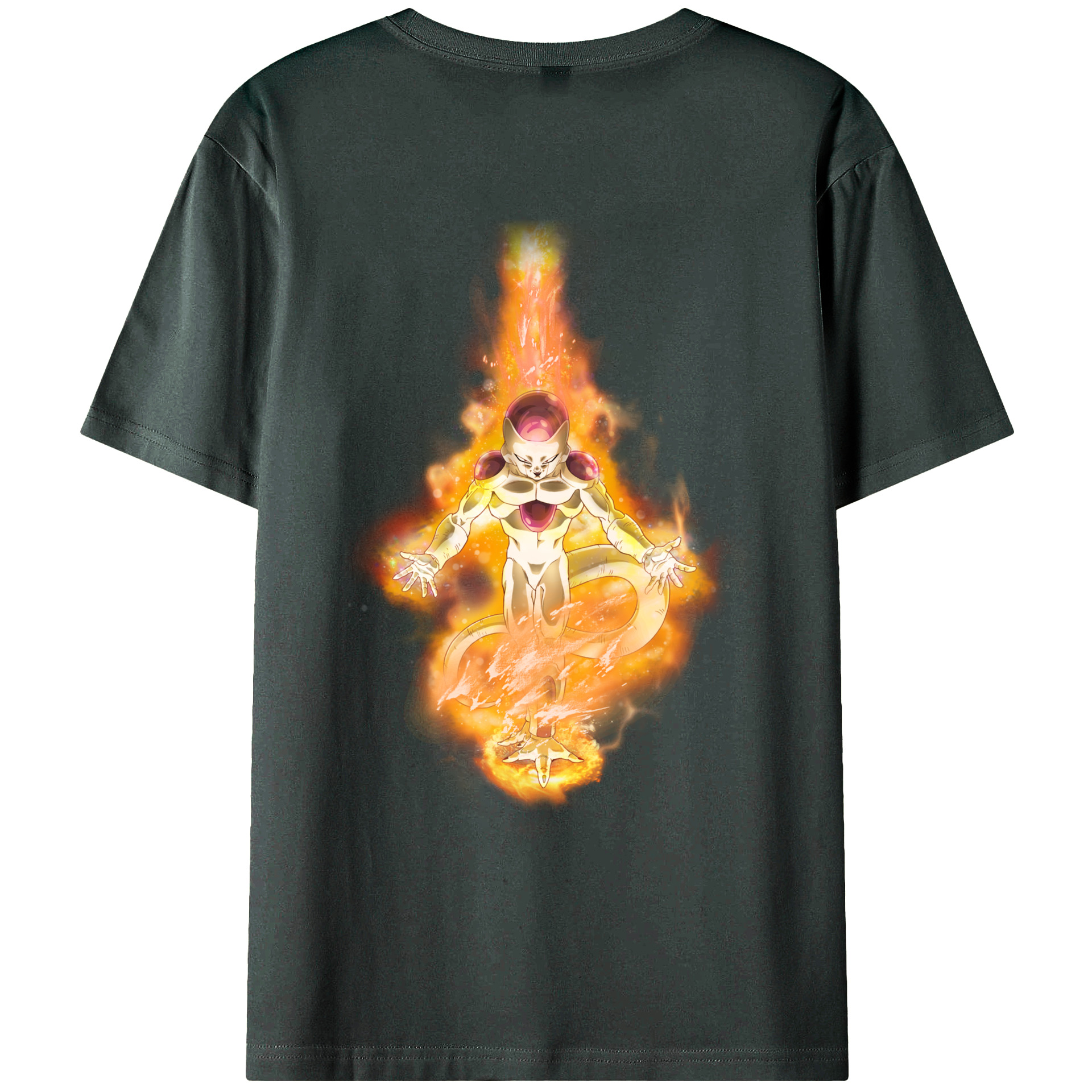 （画像用） ドラゴンボール フリーザ DRAGON BALL Frieza 綿100％ メンズ半袖Tシャツ（バックプリント） 通気性
